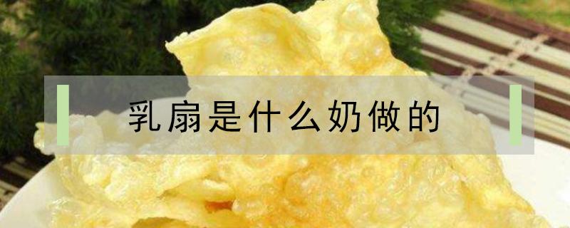 乳扇是什么奶做的 乳扇可以做什么