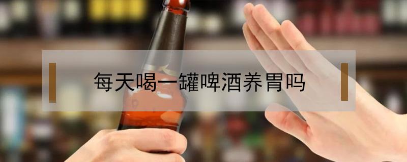 每天喝一罐啤酒养胃吗（每天喝一瓶啤酒对胃好吗）