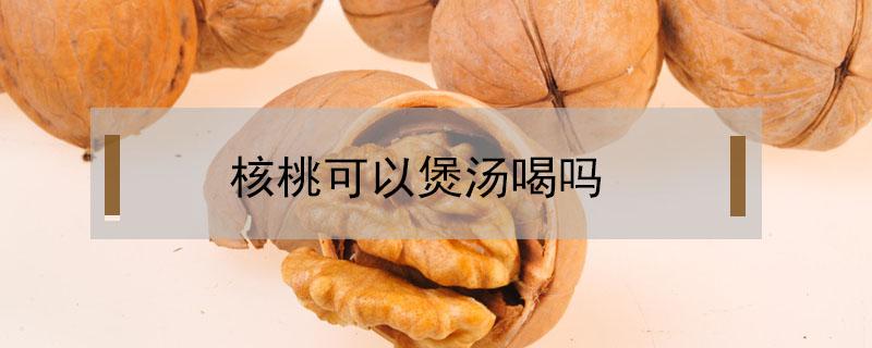 核桃可以煲汤喝吗 核桃能煲什么汤好