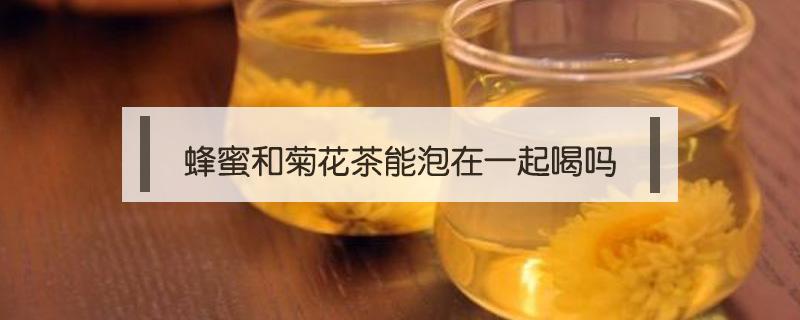 蜂蜜和菊花茶能泡在一起喝吗（蜂蜜菊花和茶可以同时泡吗?）