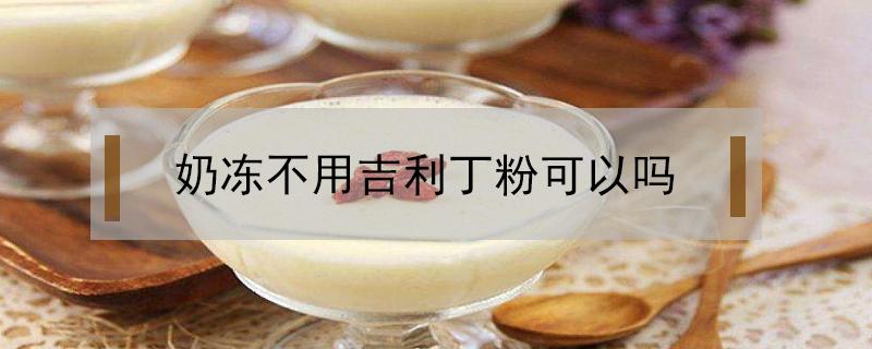 奶冻不用吉利丁粉可以吗（奶冻没有吉利丁粉可以用什么代替）