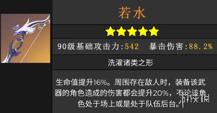 原神若水适合给谁