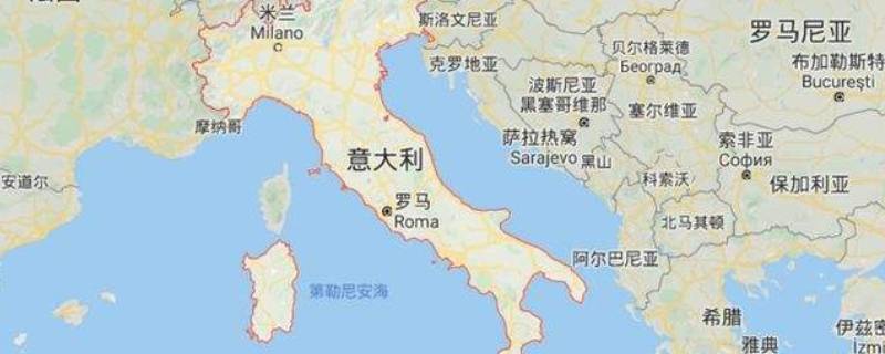 意大利在地图上像什么（地图上的意大利长什么样子）
