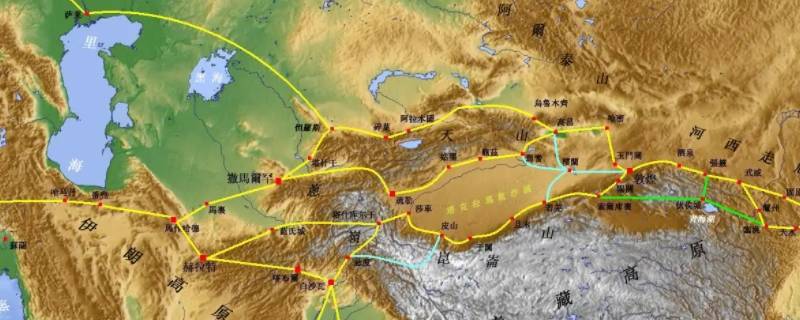 古丝绸之路分为 古丝绸之路分为绿洲道青海道和草原道