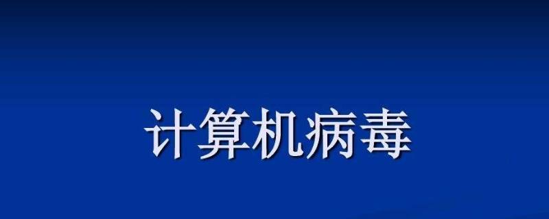 计算机病毒是指 计算机病毒是指编制或者在计算机程序