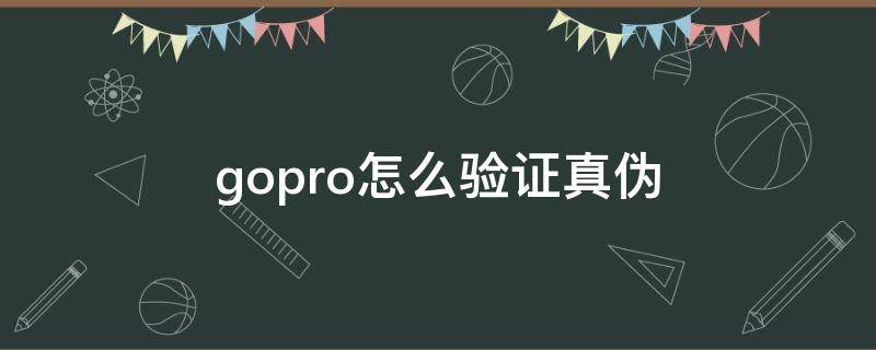 gopro怎么验证真伪 GoPro9如何查真伪