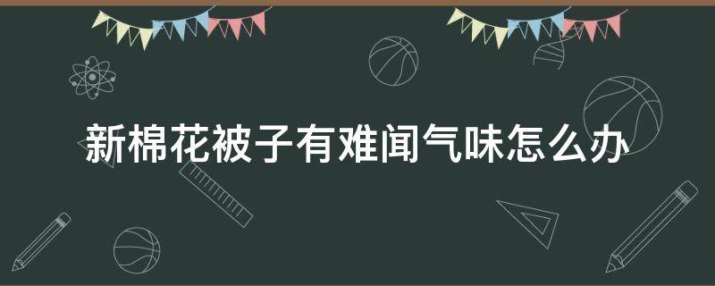 新棉花被子有难闻气味怎么办 新棉花被子难闻的味道