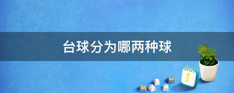 台球分为哪两种球 台球分为哪几种打法