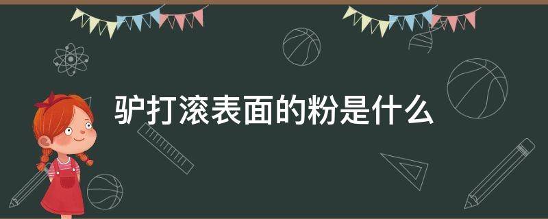 驴打滚表面的粉是什么（驴打滚外面的粉）