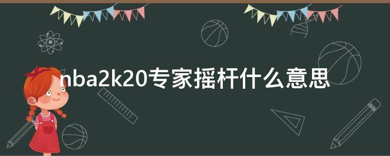 nba2k20专家摇杆什么意思（nba2k21专家摇杆什么意思）