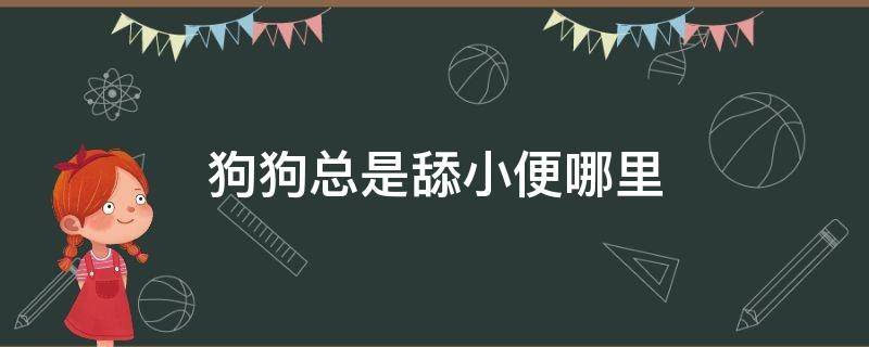 狗狗总是舔小便哪里（狗狗老是舔小便的地方怎么回事）