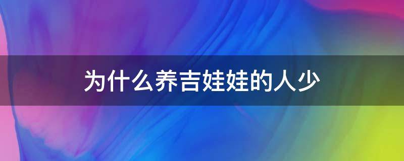 为什么养吉娃娃的人少（为什么吉娃娃不好养）