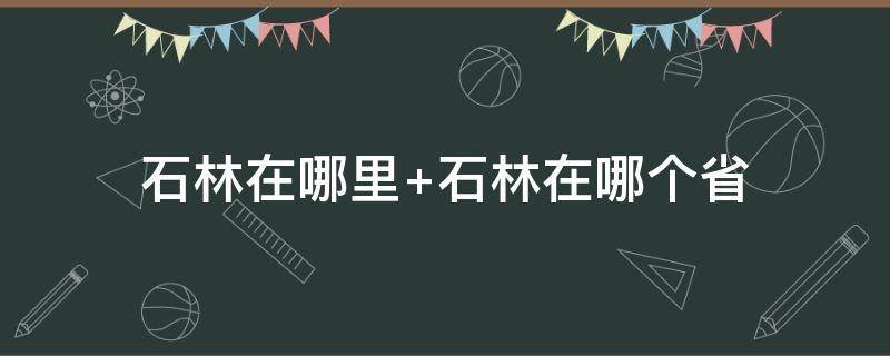 石林在哪里 石林在哪里个城市