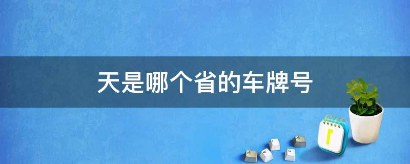 天是哪个省的车牌号（天是什么地方的车牌号）