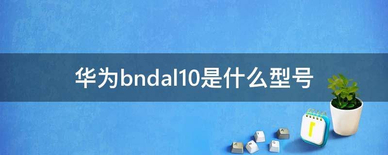华为bndal10是什么型号 bndal10华为是什么型号多少钱
