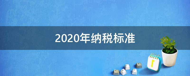 2020年纳税标准（2020年纳税标准 企业员工）