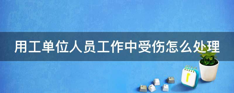 用工单位人员工作中受伤怎么处理（员工在工作中受伤 由用人单位承担）