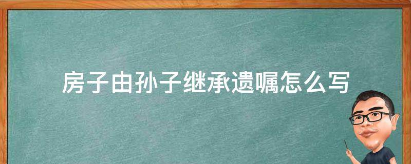 写遗嘱房子给孙女继承这句话怎么写 房子由孙子继承遗嘱怎么写
