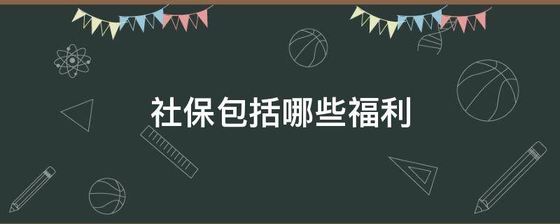 社保包括哪些福利 社会福利包括社会保险吗