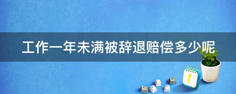 工作一年未满被辞退赔偿多少呢 工作不满一年被辞退赔偿金