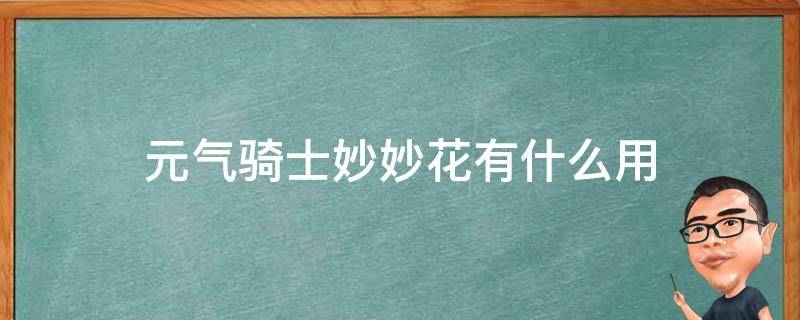 元气骑士妙妙花有什么用 元气骑士妙妙花的作用是什么