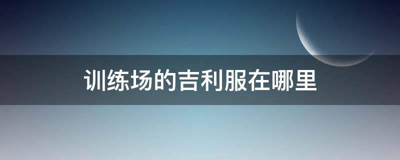 训练场的吉利服在哪里 训练场的吉利服在哪儿