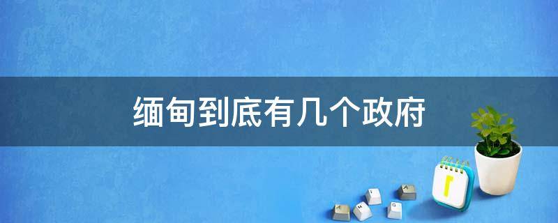 缅甸到底有几个政府 缅甸现在的政府是什么政府