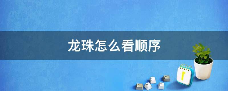 龙珠怎么看顺序 龙珠应该按什么顺序来看