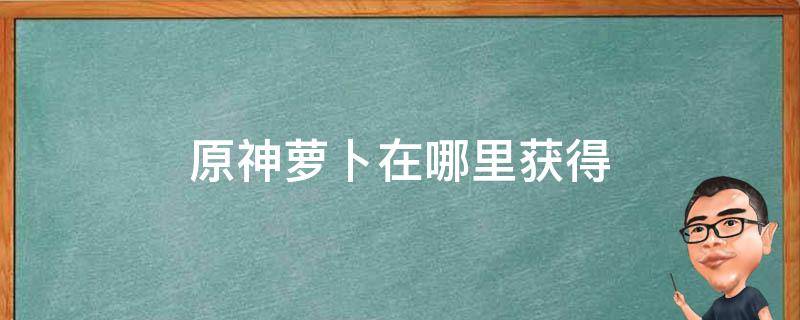 原神萝卜在哪里获得 原神在哪采集萝卜