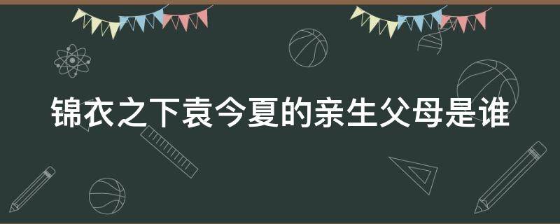 锦衣之下袁今夏的亲生父母是谁（锦衣之下袁今夏的亲生父母是谁?）