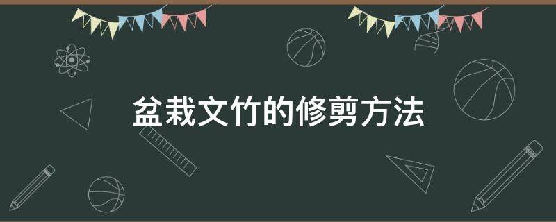 盆栽文竹的修剪方法 文竹的修剪方式