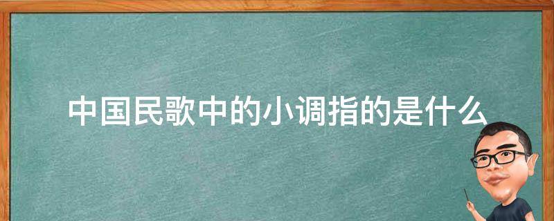 中国民歌中的小调指的是什么 中国民歌中的小调指的是地方小曲吗?