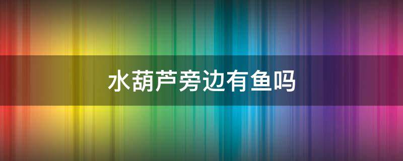 水葫芦旁边有鱼吗 河面有水葫芦下面会有鱼吗