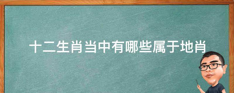 十二生肖当中有哪些属于地肖（十二生肖哪几肖是地肖）