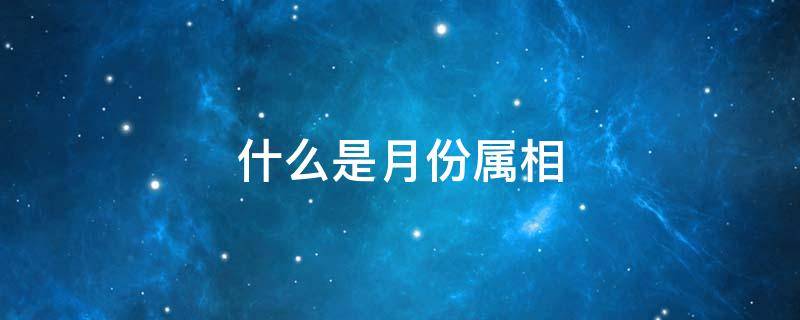 什么是月份属相 属相是年份还是月份