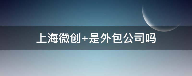 上海微创 上海微创软件股份有限公司