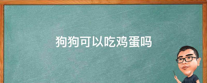 狗狗可以吃鸡蛋吗（一个月的狗狗可以吃鸡蛋吗）