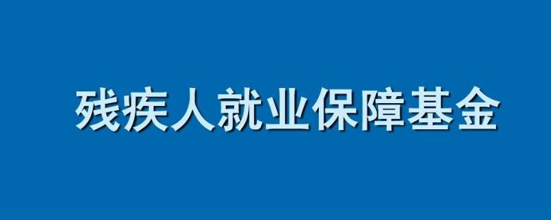 残疾人就业保障金计入什么科目 残疾人就业保障金计入什么科目政府会计制度