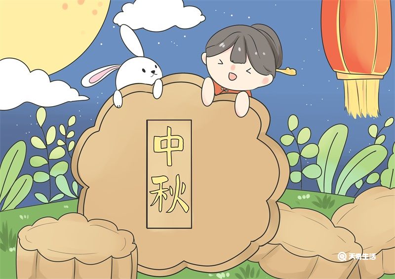 中秋节儿童简笔画