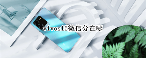 vivos15微信分在哪（vivo手机怎么分微信）