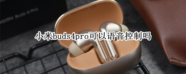 小米buds4pro可以语音控制吗 buds+耳机小米手机