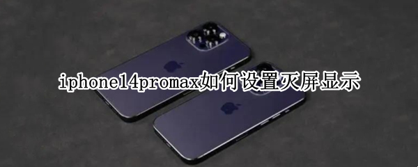 iphone14promax如何设置灭屏显示（苹果12promax灭屏怎么显示时间）