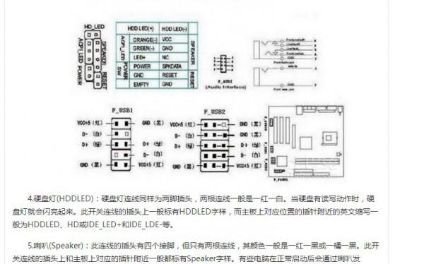联想主板如何接线?