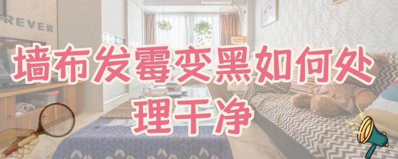 墙布发霉变黑如何处理干净（墙布发霉变黑如何处理干净图片）