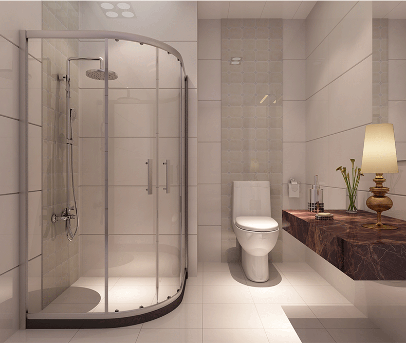 淋浴房弧形门—弧形淋浴房安装流程 弧形淋浴房门怎么安装