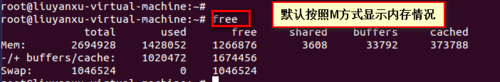 linux下free命令如何使用 linux free函数