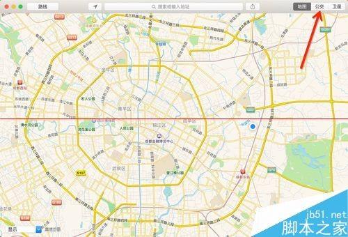 Mac新系统地图中公交功能怎么使用? 苹果地图 公交线路