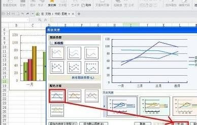 wps文字如何插入折线图