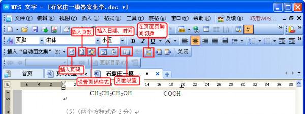 WPS怎样设置页码