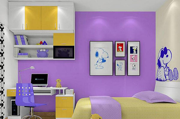紫色房间的配色技巧 紫色房间的配色技巧图片